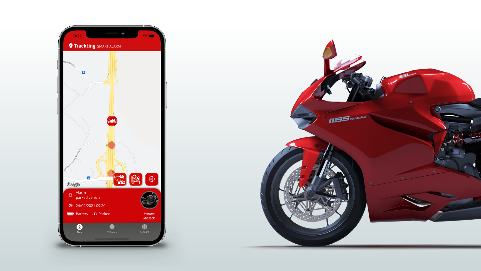 Localizador GPS para Coche y Moto con Sim sin Suscripción - Batería  Recargable Que Dura Meses - Alarma