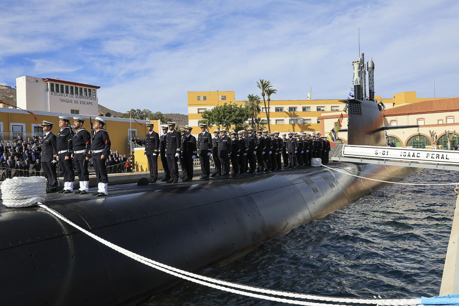 Esta vez sí: La Armada recibe el submarino S-81 ‘Isaac Peral’