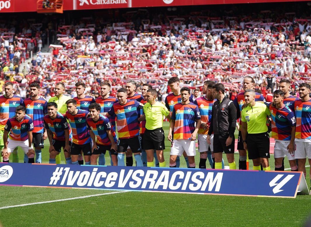 Los clubes de LaLiga mostraron su unidad ante la lacra del racismo