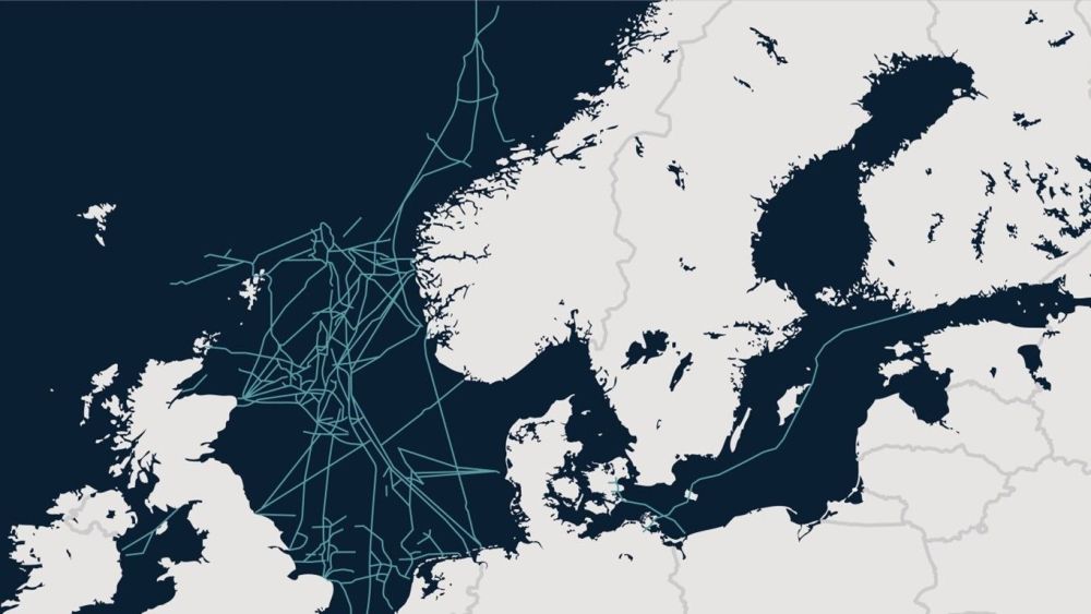 Mapa Infraestructura energética en el Norte de Europa. Fuente CSIS