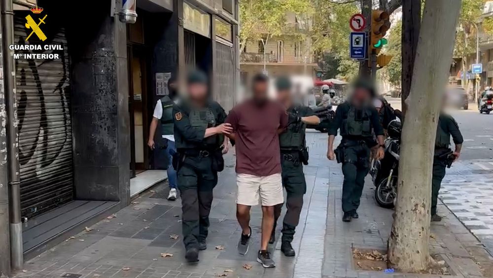 Uno de los tres detenidos en Cataluña por su implicación con la fabricación de drones para Hezbolá (Foto: Guardia Civil)