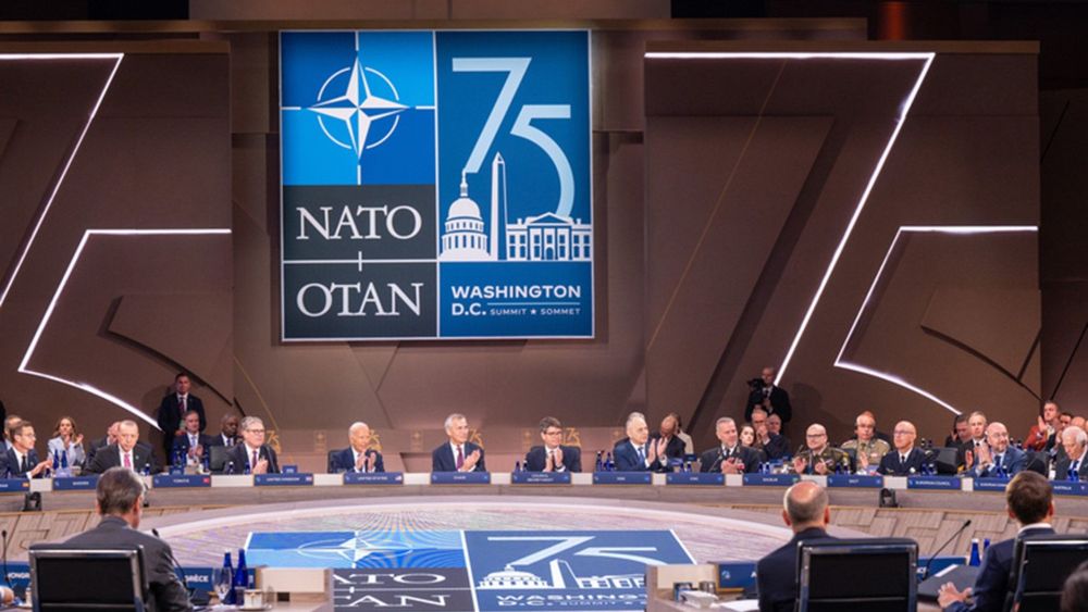 Imagen del 75 aniversario OTAN en Washington. Fuente: OTAN.