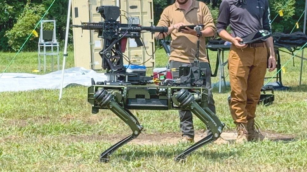 Q-UGV realizando pruebas con inteligencia artificial. Foto: US Army