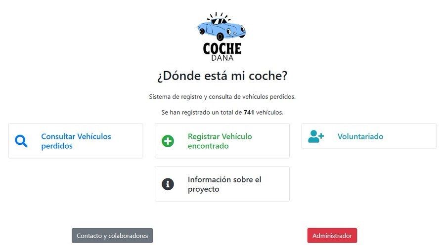 Un estudiante de la UPV habilita una web para localizar vehículos desaparecidos en la DANA