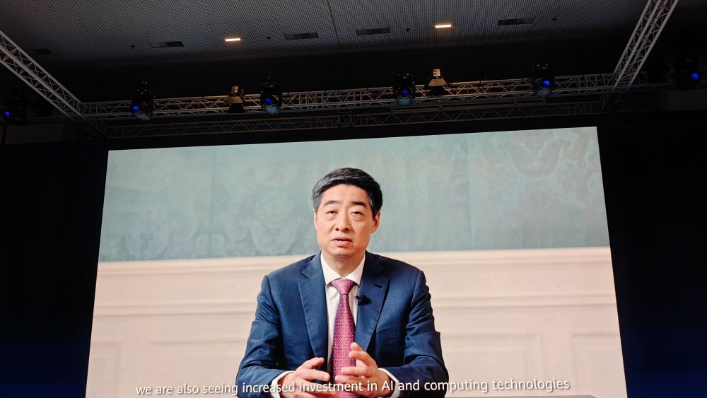 Ken Hu, presidente rotatorio de Huawei.