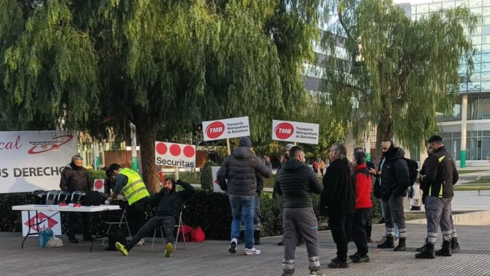 Los vigilantes de Securitas del metro de Barcelona amenazan con una huelga de hambre